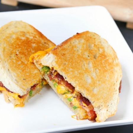Bacon Jalapeno Grilled Cheese