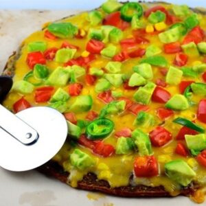 Mexican Style Vegan Pizza