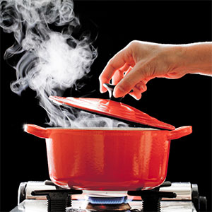 steaming-pot
